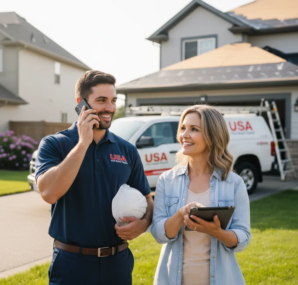 USA Roof Repair Experts customer support in Moro